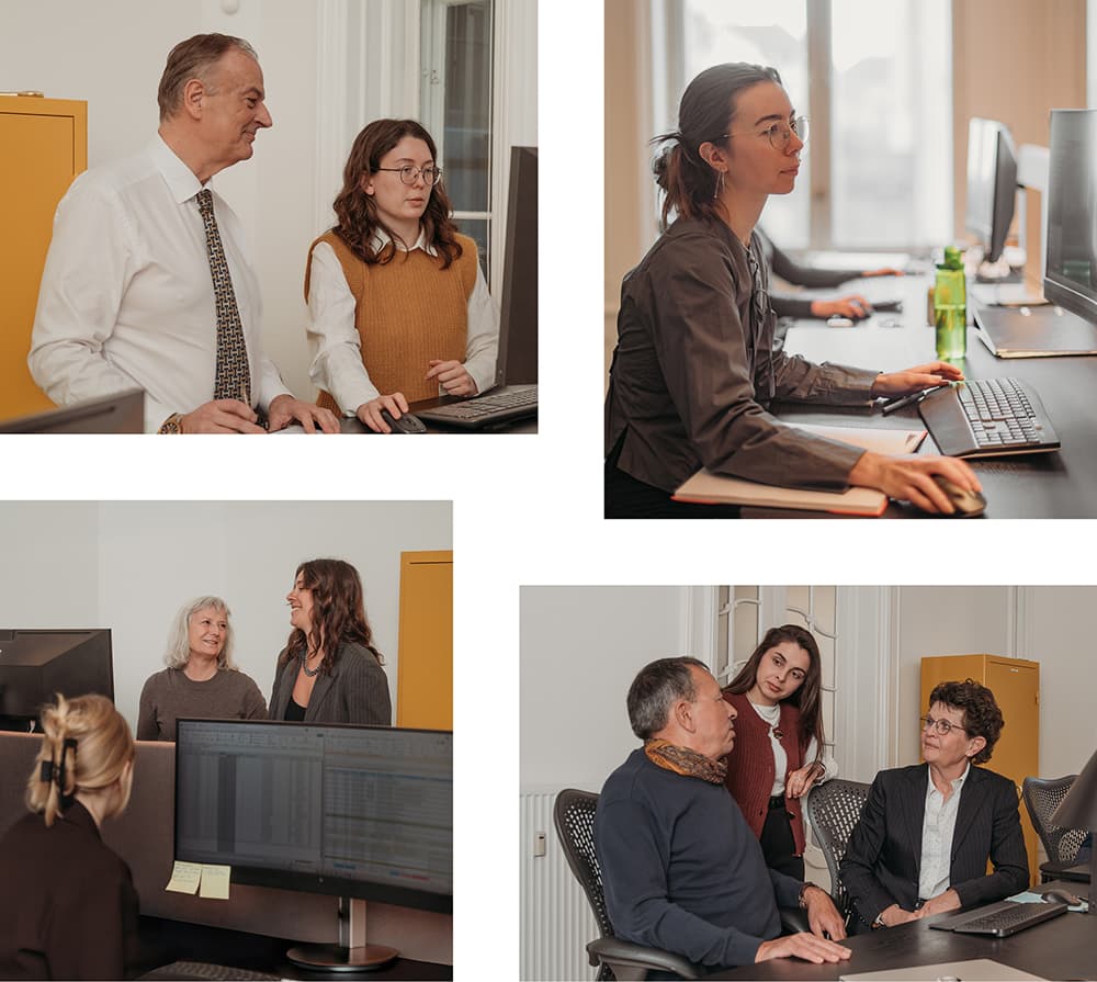HRP Nordics team members working in the Copenhagen office